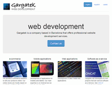 Tablet Screenshot of gargatek.com